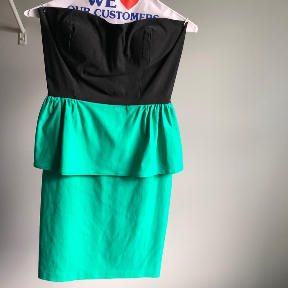 Lulus Peplum Cocktail Dress (EUC) — M
